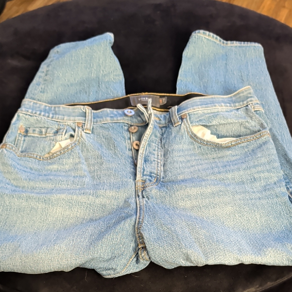 Torrid Light Blue Straight Jeans